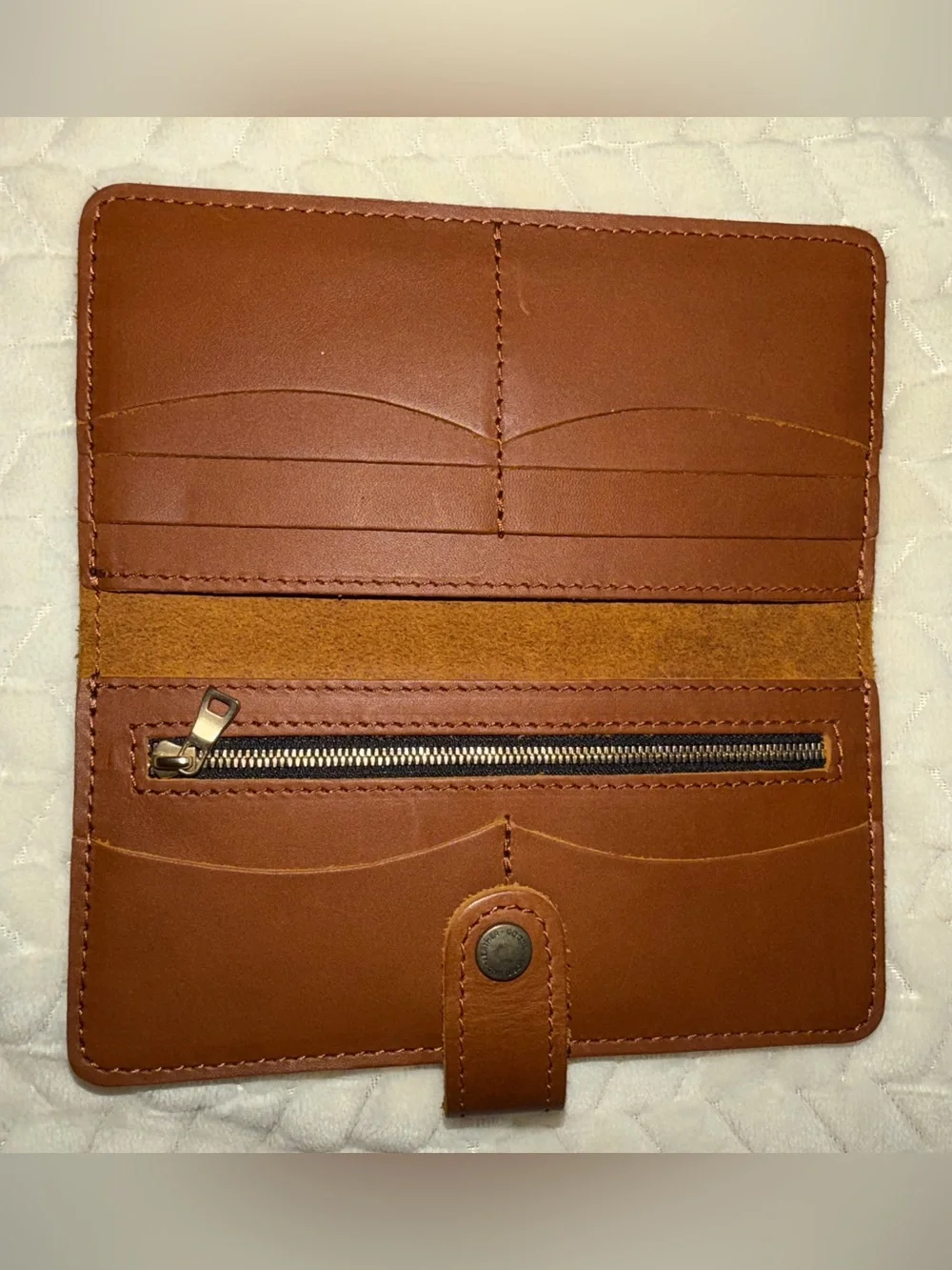 Portland Leather Goods Bi-Fold Wallet Honey